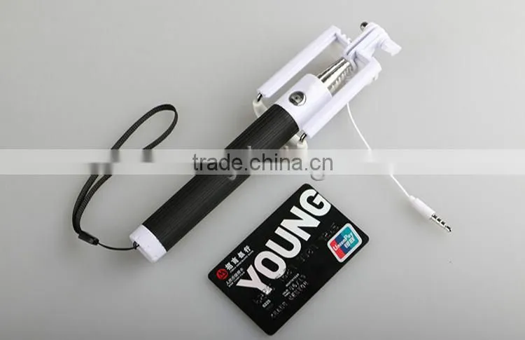 Zyiming factory wholesale folding selfie stick YM-Z07-6S selfie stick extendable baton for smart phone