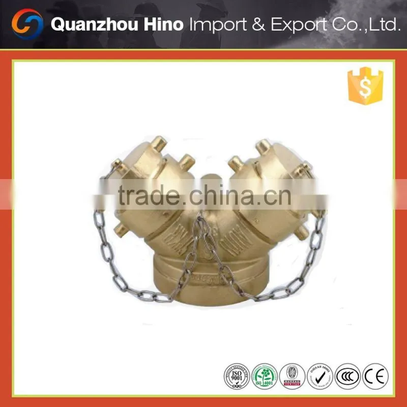 DN100 Two way breeching inlet with flange end