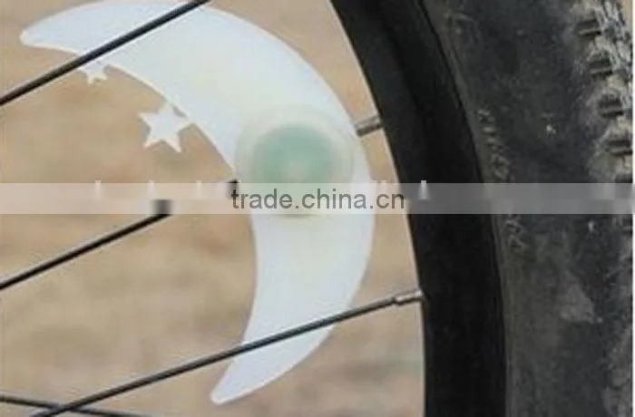 The moon stars wire bicycle lights