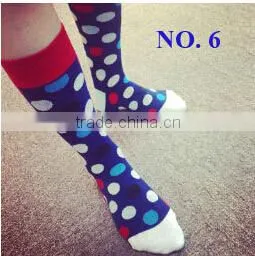 Blue High Quality In-stocking Boy And Girl's Tube Women/Mens Socks