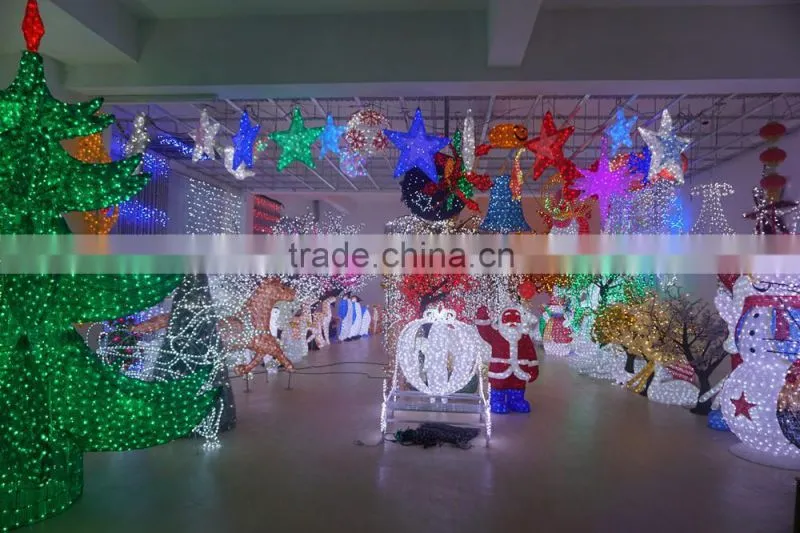 Fancy battery operated light smart led battery light new design 3D motif street light