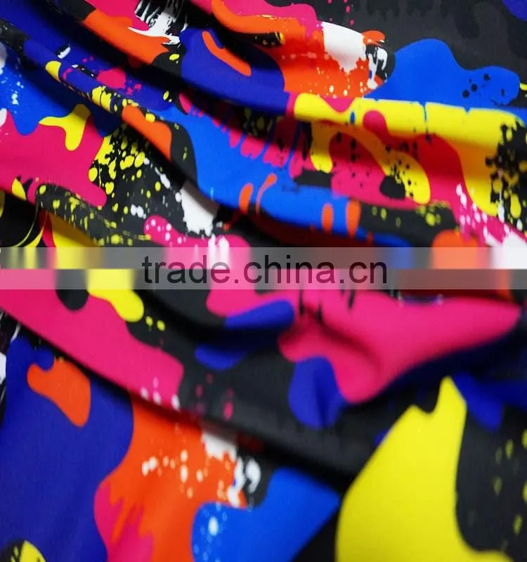 3d Digitally Printed Services 18 Spandex 82 Polyester Elastic Swimsuit Fabric