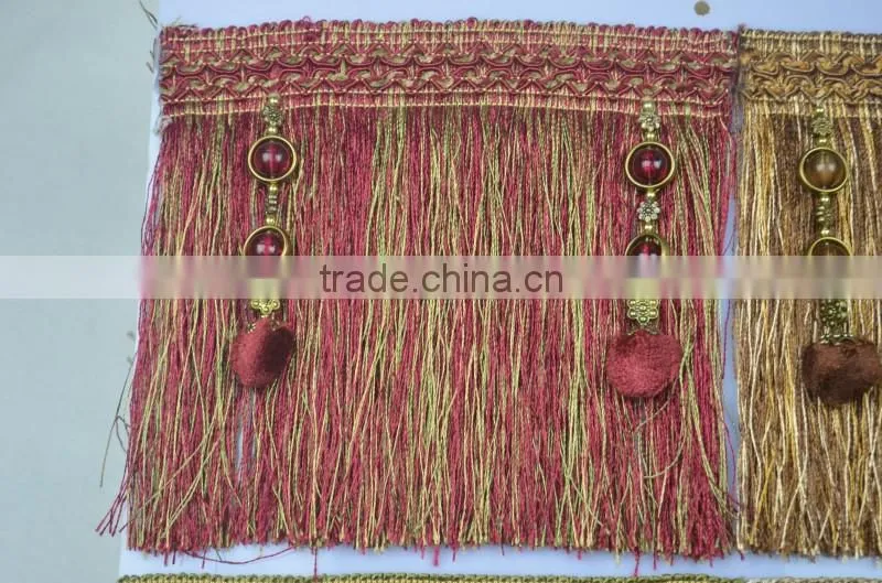 newest tassel fringe for curtain cushion trimmings,decorative tassels for curtains
