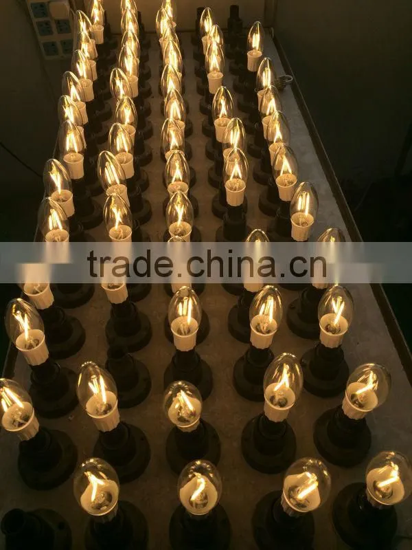 360degree COB 2w Filament bulb E14 base