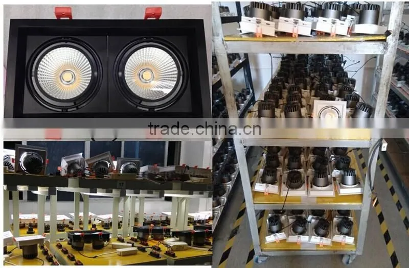 Adjustable ceiling light one head gille light high lumen led downlight 12W