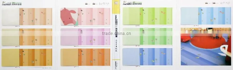 Multiple design color Surface Treatment china plastic pvc flooring