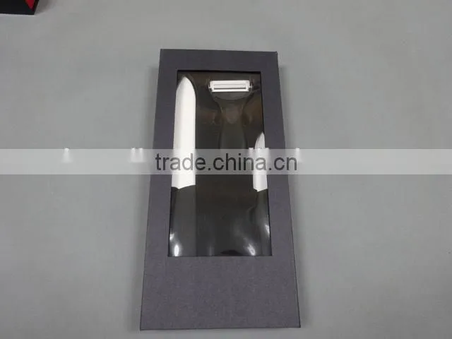Ceramic Knife with a Peeler in Black Window Box packaging