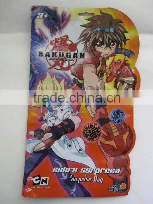 Plastic colorful toy packing bag/toy bag