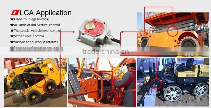 Factory Price Low Cost Tip Over Switch Sensor With Alarm For Biaxial Hydraulic Engineering Machinery Leveling Application