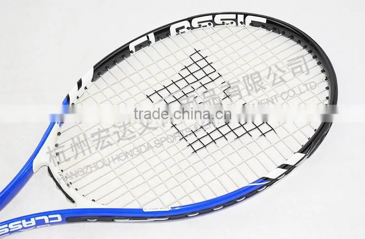 GX-511 blue good quality aluminium alloy tennis rackets with custom tennis racket grips/gifts trade