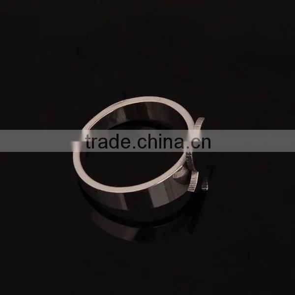 Stainless Steel Leaf Ring