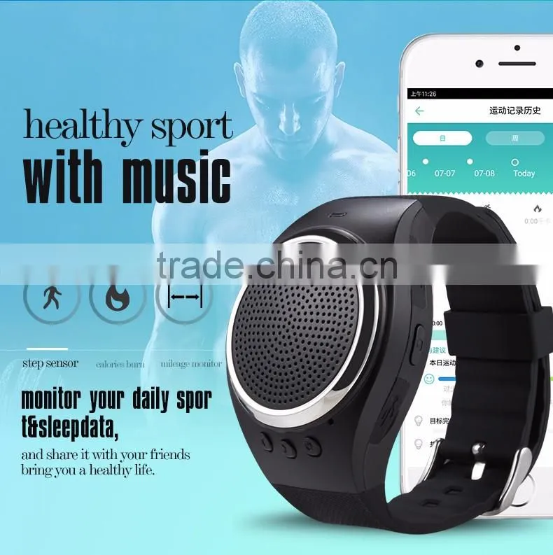 Fanmusic RS09 Creative Sport Bluetooth Wireless Speaker Multi-Function Bracelet