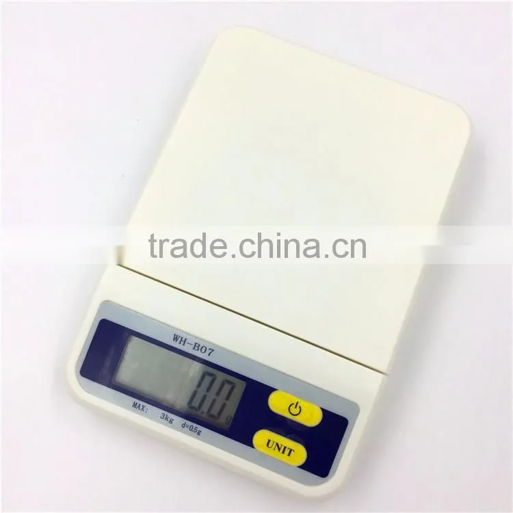 WeiHeng B15L lightweight ABS plastic digital weighting bake kitcen scale