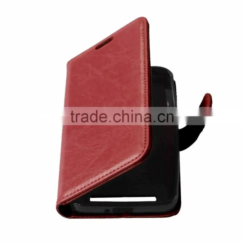 Hot sale PU Leather Mobile Phone Flip Wallet Kickstand Case for ASUS Zenfone C ZC451CG