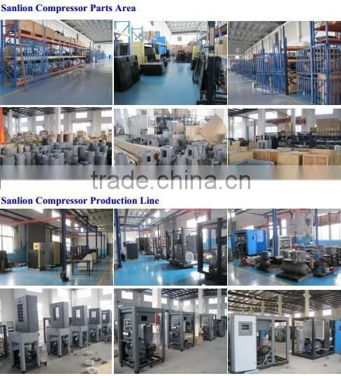 2016 energy saving 8bar 55kw screw air compressor price for sales