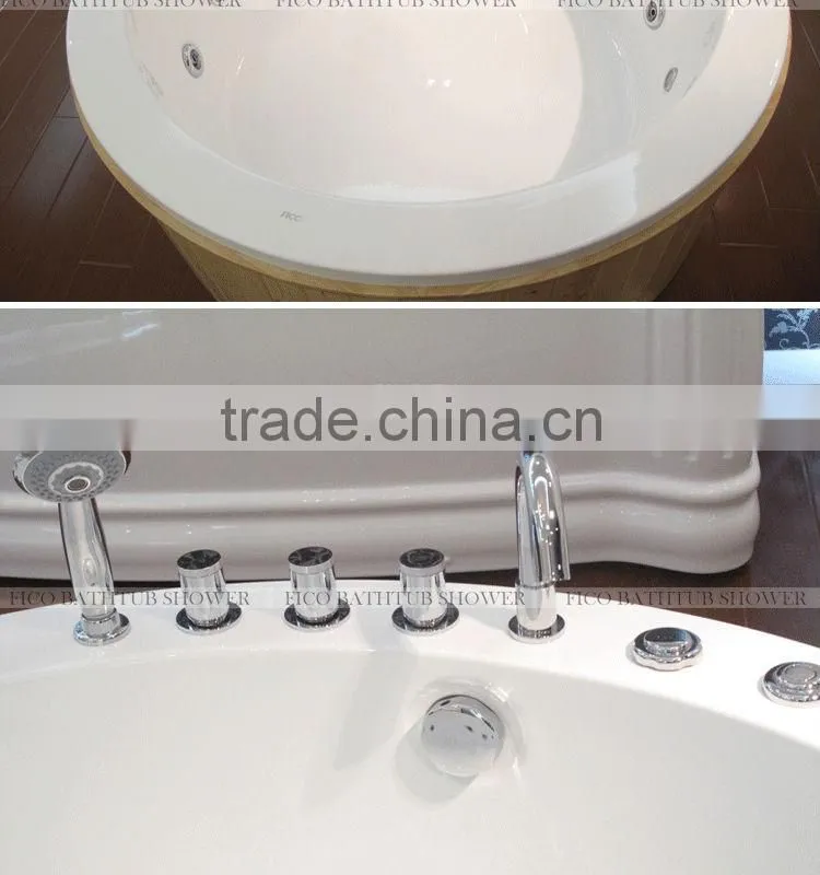 FC- WD 02, round wooden bathtub