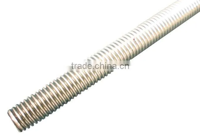 yellow zinc plated threaded rod