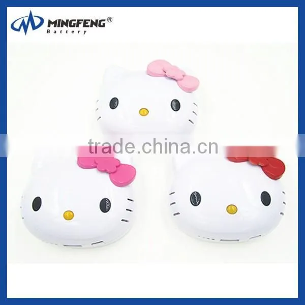 Hello kitty shape 8000mah power bank