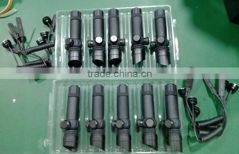 tactical red and green beam laser sight scope for riflescope