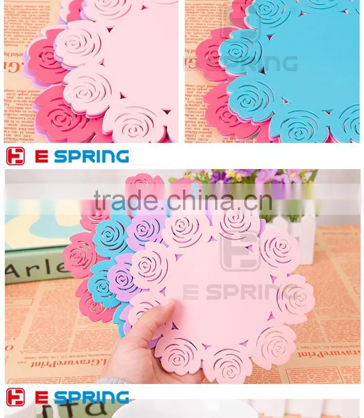 Fashion Lovely Thicken Heat-resistant Glass Table Coffee Tea Mat Pads