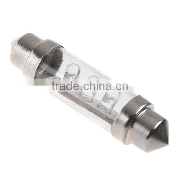 36mm 3 White LED Car Interior Dome Festoon Light Lamp Bulb