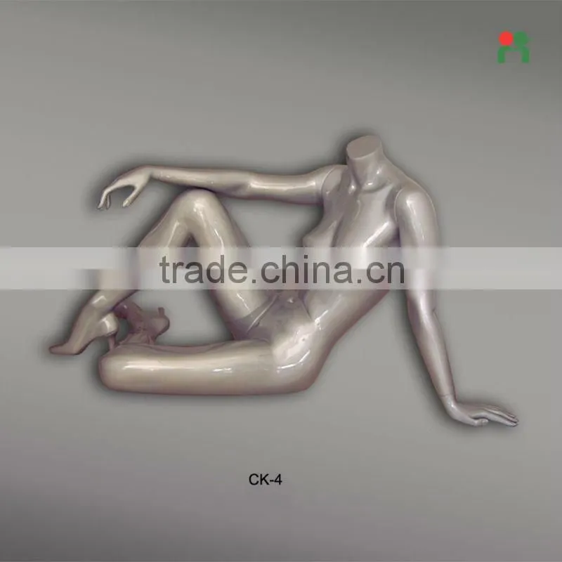 Fashion doll new fiberglass female mannequin sitting dummy doll female sale plastic women sex doll plastic model doll HZ-1912