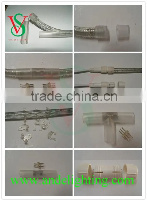 High Quality 3 wires Programmable decoration led Rope Lighting