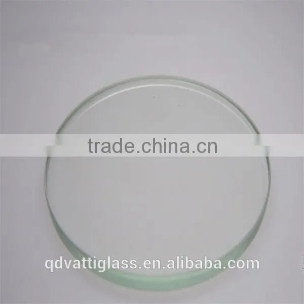 Any size transparent toughened round sight glass disc