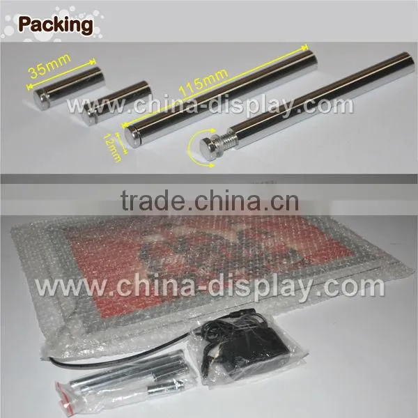 Crystal Acrylic LED Light Box A3 A4 Table Display LED Light Box