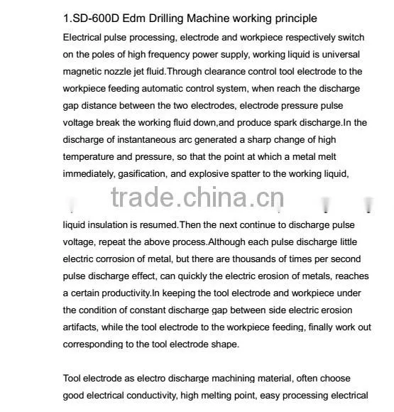 2016 newest edm magnetic core drilling machine wholesale