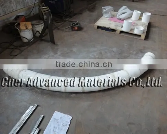 Alumina ceramic lined T-piece, ceramic lined pipe, alumina ceramic lined multipass