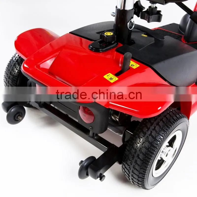 Electric scooter 180W 4 wheel adult mobility scooter for adults, dual pedal scoota