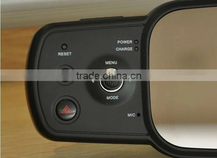 Newest 2000B HD 720P Night Vision car DVR GPS Camera Recorder Three Lens 360 Degree Wide Angle!car mirror camera