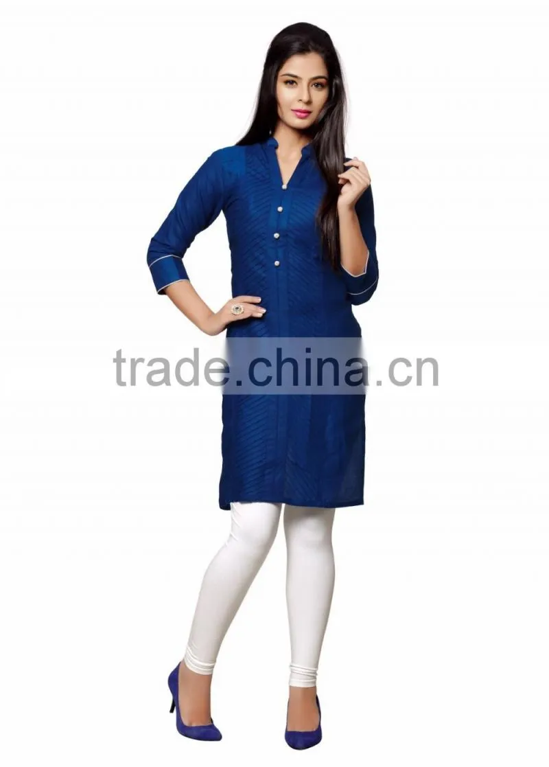Stunning Black color with Embroidery design Vogue Designer Kurtis