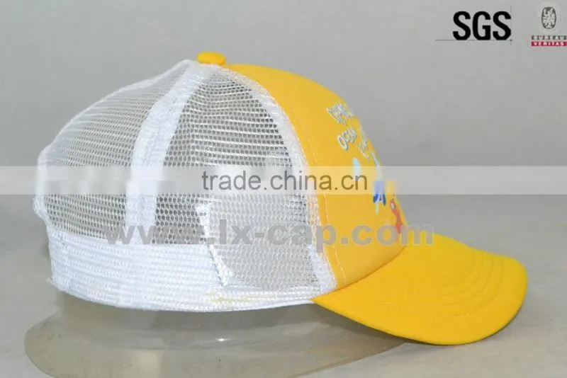 Kids trucker cap with embroidery logo