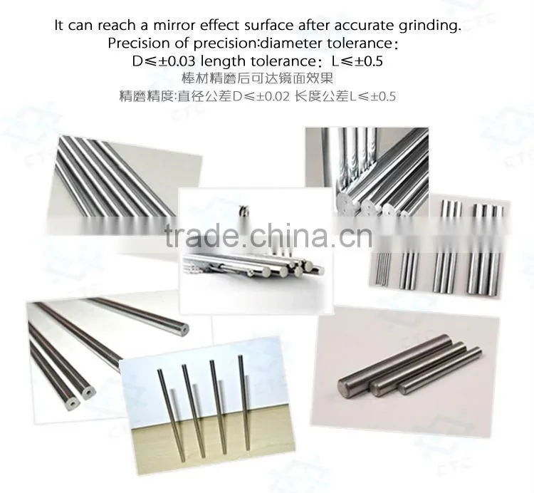 Professional manufacture carbide rod with 30 degree helex holes