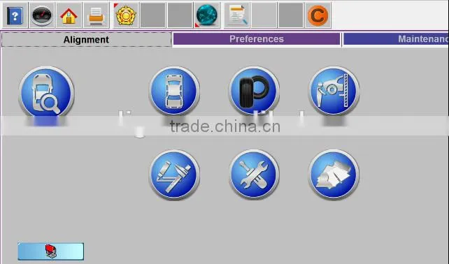 used V3DI digital wheel alignment machine for car diagnostic