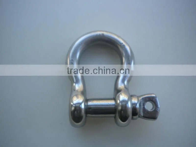 US Type Electric Galvanized Screw Pin Lifting Bow Shackle