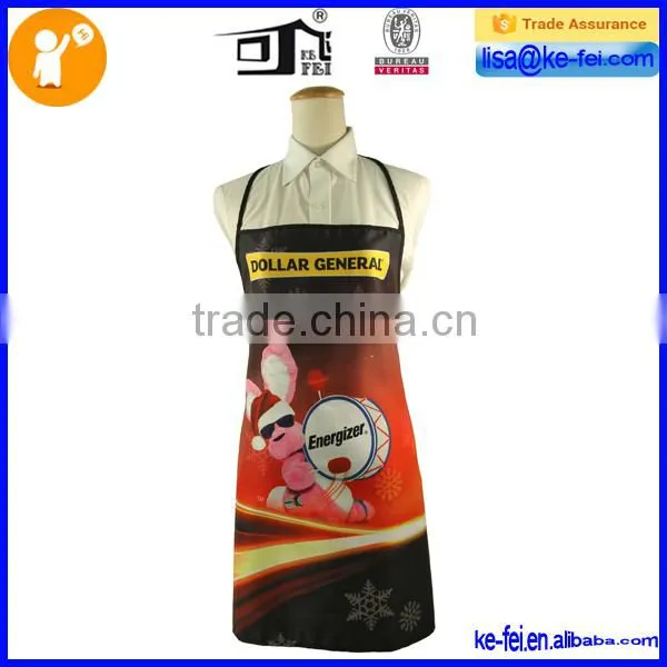 full body sublimation printed ruffle apron