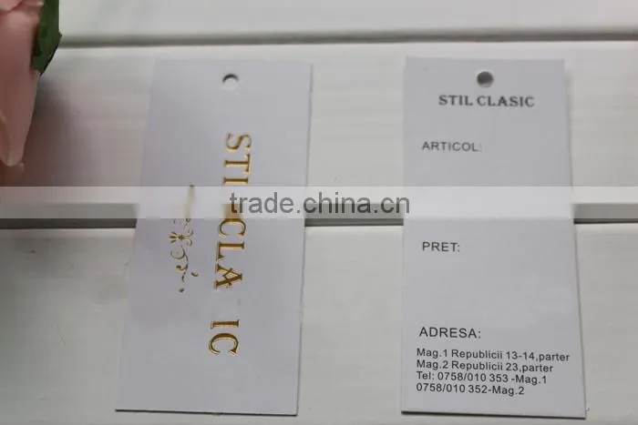 paper garment swing hanging tag