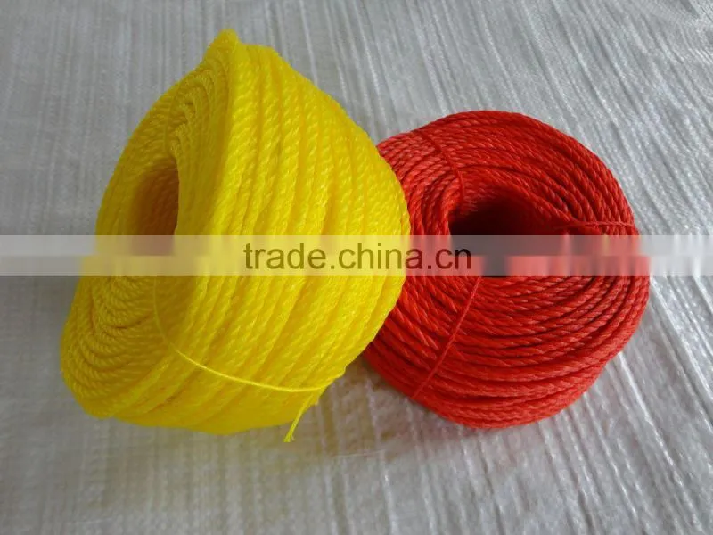 Colorful rice straw rope