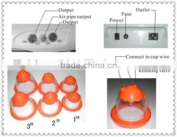 vacuum breast enlargement / vacuum butt lifting machine