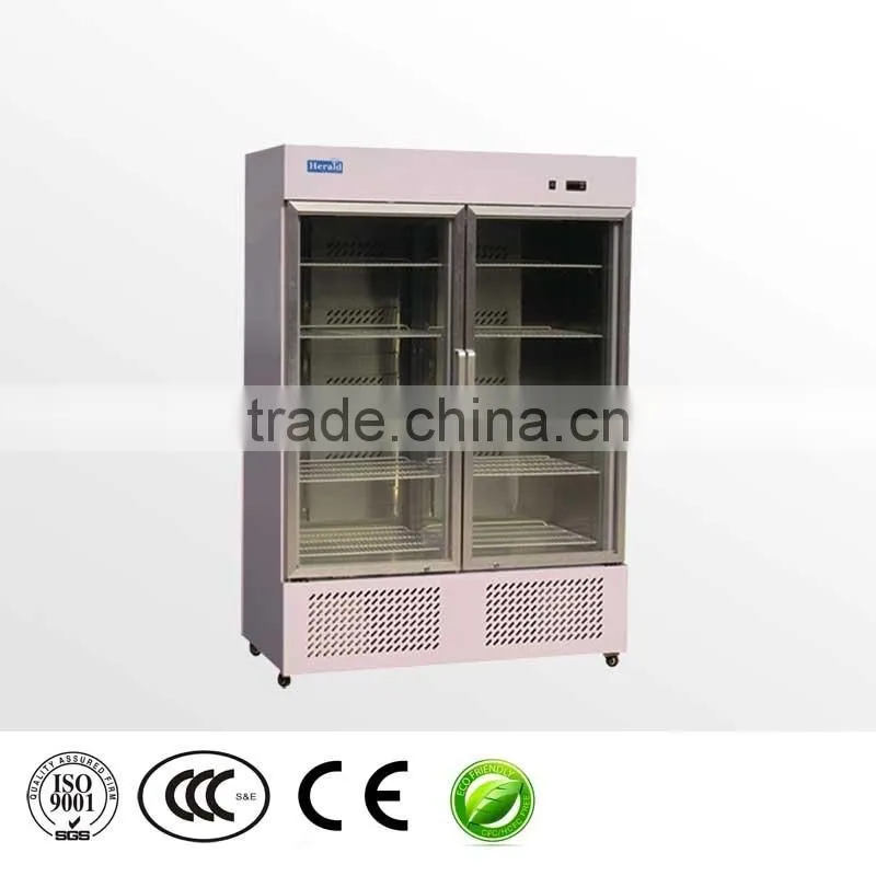 glass display cabinet upright showcase freezer drugstore refrigerator price