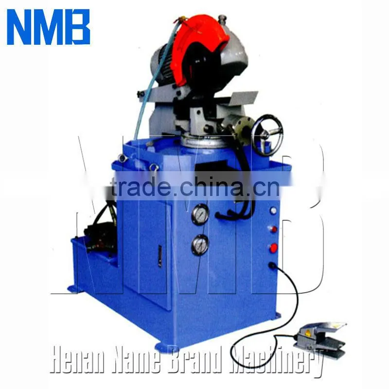 Semiautomatic saw blade metal pipe cutter machine