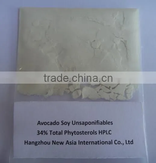 100% Pure Avocado Soybean Unsaponifiables(ASU) standardized avocado extract 34% Total Phytosterols HPLC