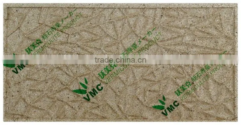 Lightweight Vermiculite Material Fire Board, Fire Insulation Brick for Construction