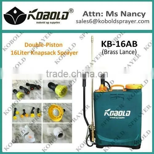 (KB-16AB) 16L Double piston hand pump chemical sprayer