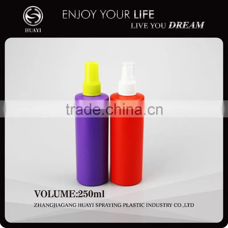 250ml empty nice plastic fine mist spray bottle