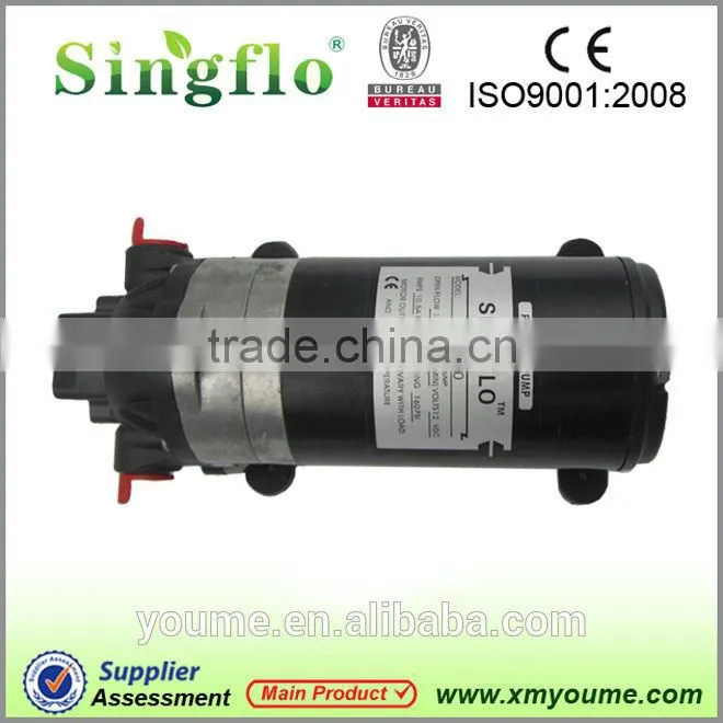 Singflo 5.5L/min electric 12/24v dc agricultural high pressure water pump supply