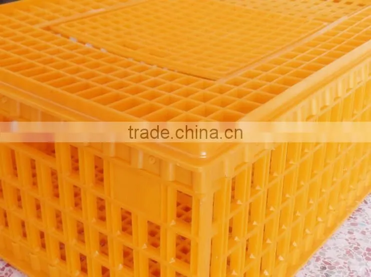 Big yellow colour chicken transport cage